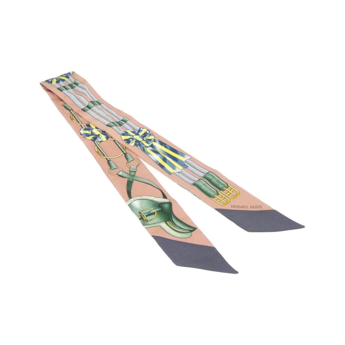 Hermes JUMPING Twilly 061526S Scarf Muffler: --- Catalog ---Category: SizeSize (LxW): 5cm x 86cm / 1.96'' x 33.85''Category: DesignType: ScarfColor: PinkGender: Women,MenMaterial: Silk Category: GeneralMPN: 061526SBrand: Hermes--- Item List