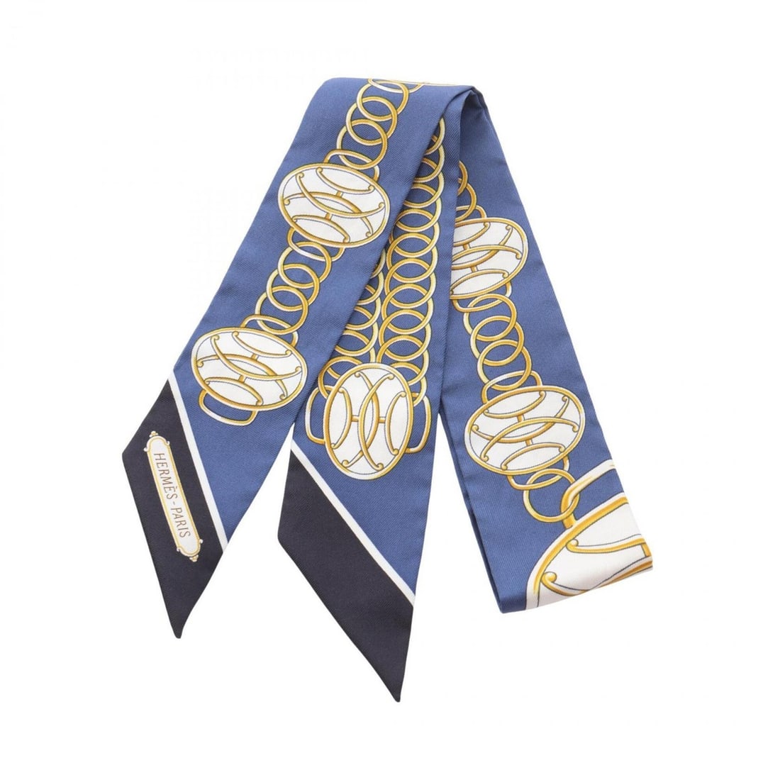 Hermes Twilly Lift Profile Scarf/Muffler, Silk, Women's, Navy/Multicolor: --- Catalog ---Category: SizeSize (LxW): 85cm x 5cm / 33.46'' x 1.96''Category: DesignType: ScarfColor: Multi-color, NavyGender: WomenMaterial: Silk Category: GeneralBrand: Hermes--- Item List ---Sect