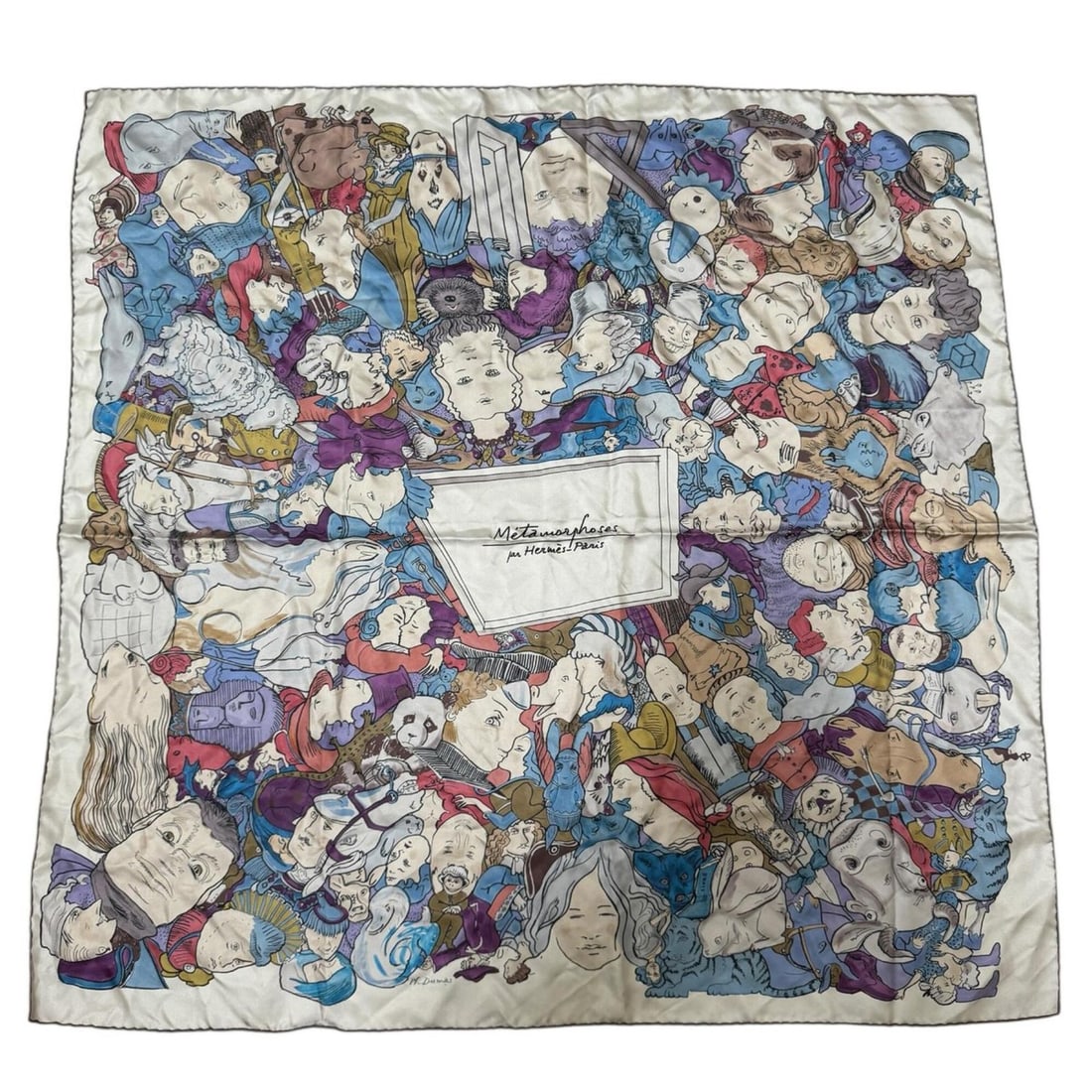 Hermes Carre 90 Metamorphose Scarf/Muffler, Silk, Women's: --- Catalog ---Category: SizeSize (LxW): 90cm x 90cm / 35.43'' x 35.43''Category: DesignType: ScarfColor: Multi-colorGender: WomenMaterial: Silk Category: GeneralBrand: Hermes--- Item List ---Section: