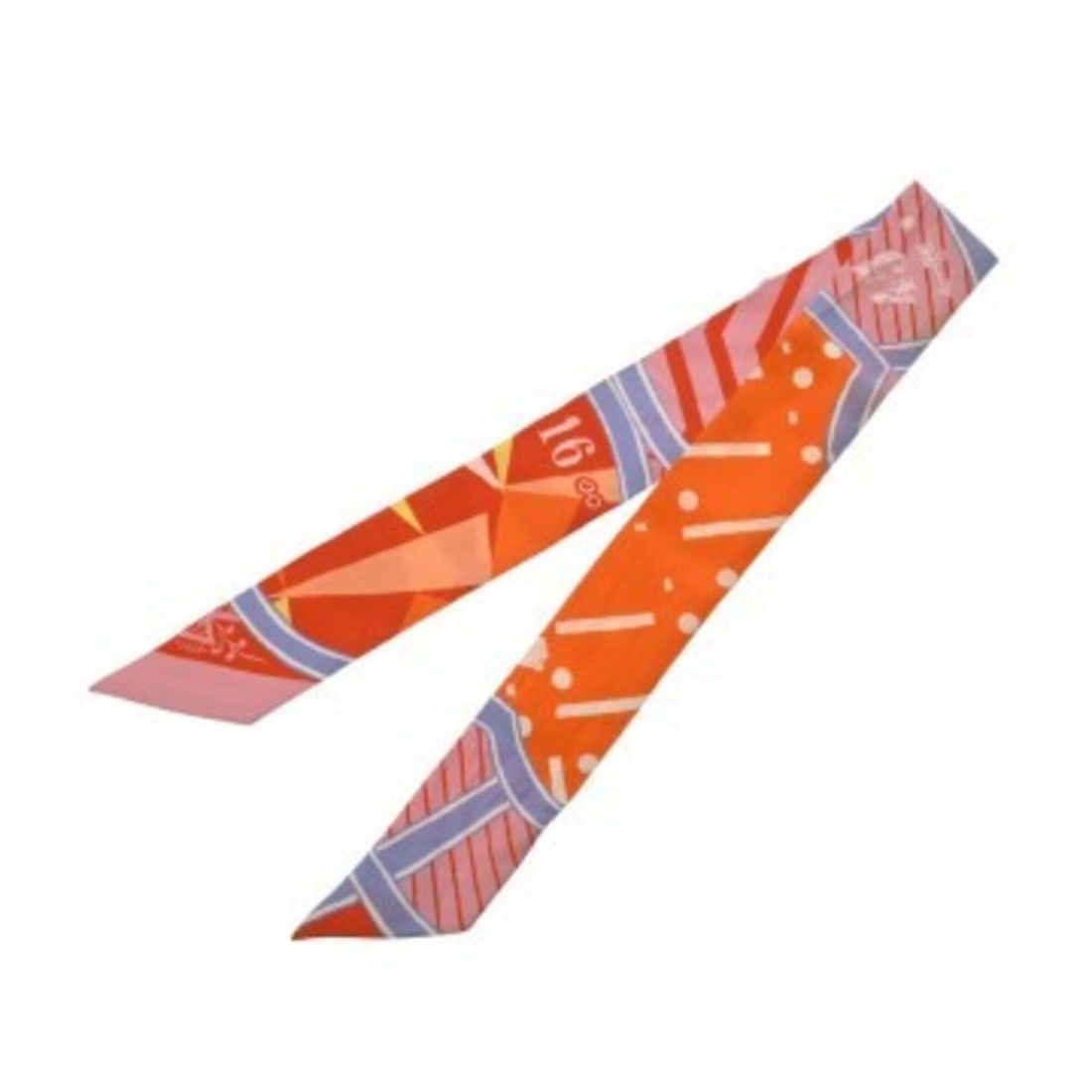 HERMES Twilly JEU DE SOLE Orange Multi Women's 100% Silk Scarf Muffler AB Rank Used Ginzo: --- Catalog ---Category: SizeSize (LxW): 86cm x 5cm / 33.85'' x 1.96''Category: DesignType: ScarfColor: Multi-color, OrangeGender: WomenMaterial: Silk 100%Category: GeneralBrand: HermesCountry of Orig