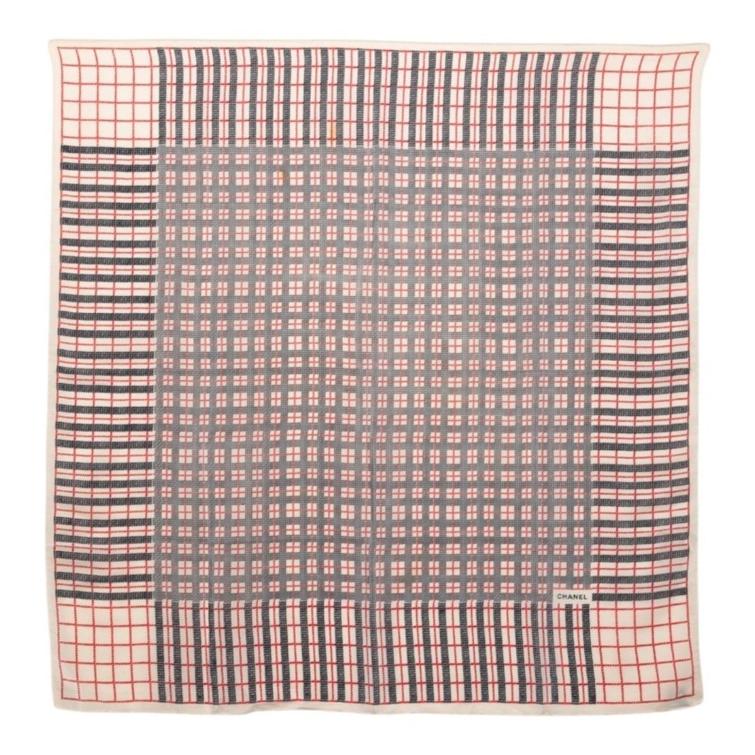 Chanel Scarf Muffler Beige Multicolor Silk Women's CHANEL: --- Catalog ---Category: SizeSize (LxW): 85cm x 82cm / 33.46'' x 32.28''Category: DesignType: ScarfColor: Beige, Multi-colorGender: WomenMaterial: Silk Category: GeneralBrand: Chanel--- Item List ---S
