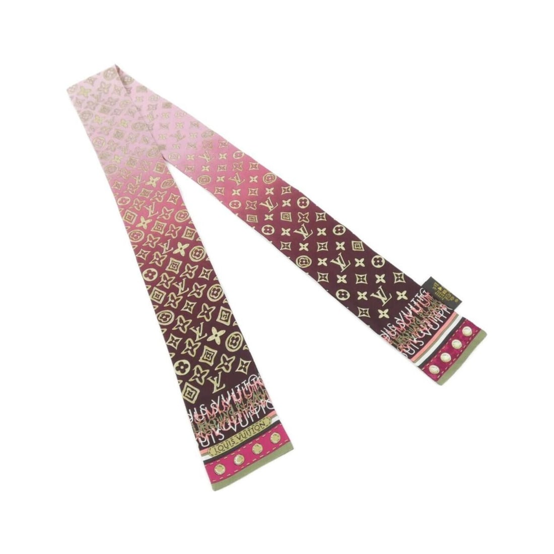 Louis Vuitton Bandeau Monogram Map M75209 Scarf/Muffler: --- Catalog ---Category: SizeSize (LxW): 7cm x 1.2m / 2.75'' x 47.24''Category: DesignType: ScarfColor: PinkGender: Men,WomenMaterial: Silk Category: GeneralMPN: M75209Brand: Louis Vuitton--- Item Lis