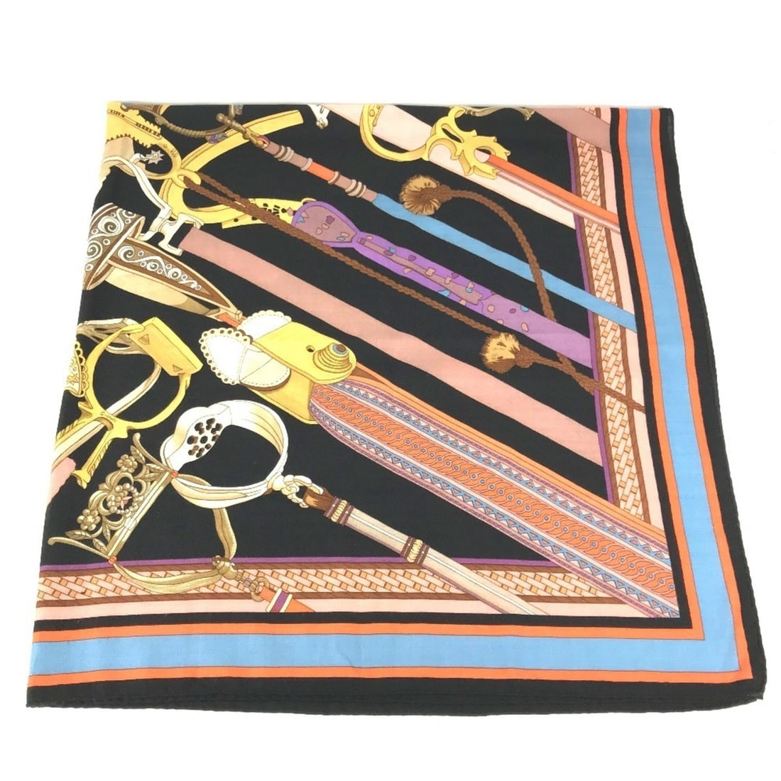 HERMES Concours detriers (Etrier's Competition) Carre Géant 140 Shawl Stole Large Scarf Muffler (1 of 15)