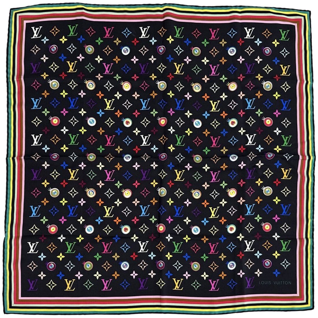 Louis Vuitton LOUIS VUITTON Scarf Muffler Monogram Women's Brand Silk Brown M72124: --- Catalog ---Category: SizeSize (LxW): 65cm x 65cm / 25.59'' x 25.59''Category: DesignType: ScarfColor: Black, Brown, Monogram, Multi-color, NoirGender: WomenMaterial: Silk Category: GeneralMPN: M72