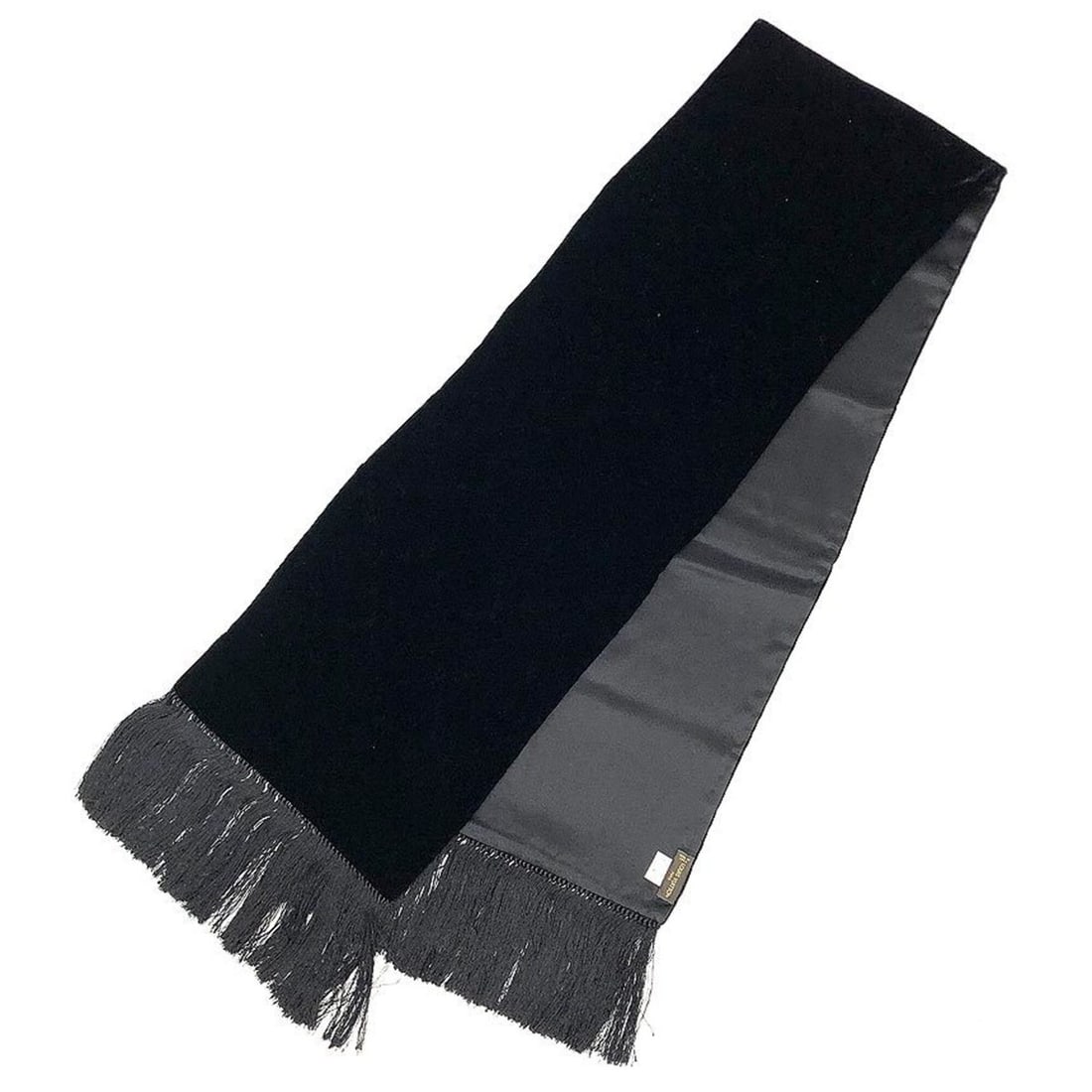 LOUIS VUITTON Louis Vuitton Monogram Velour Stole Scarf Echarpe Bleu M71994 Velvet Black Women's: --- Catalog ---Category: SizeSize (LxW): 25cm x 1.74m / 9.84'' x 68.5''Category: DesignType: StoleColor: BlackGender: WomenMaterial: Rayon , Cupro , Silk Category: GeneralBrand: Louis Vuitton--- Item 