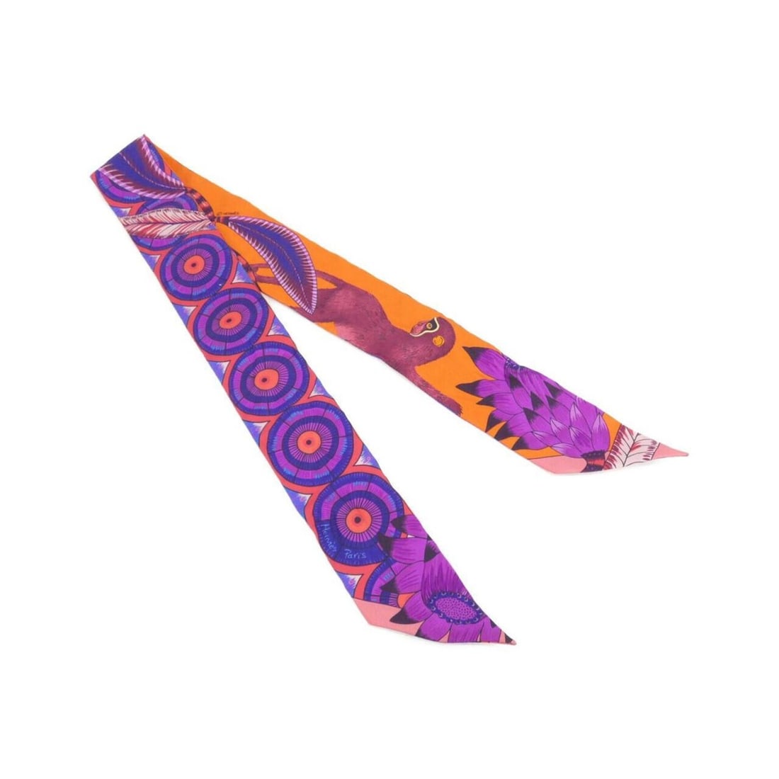 Hermes Twilly 062988S Scarf Muffler: --- Catalog ---Category: SizeSize (LxW): 5cm x 86cm / 1.96'' x 33.85''Category: DesignType: ScarfColor: PurpleGender: Women,Men,UnisexMaterial: Silk Category: GeneralLine: TwillyBrand: HermesModel: 06