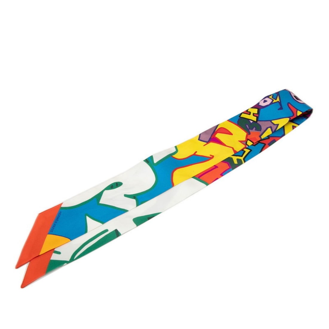 Hermes Twilly GRAFF Graffiti Scarf Muffler Multicolor Silk Women's HERMES: --- Catalog ---Category: SizeSize (LxW): 85cm x 5cm / 33.46'' x 1.96''Category: DesignType: ScarfColor: Multi-colorGender: WomenMaterial: Silk Category: GeneralBrand: Hermes--- Item List ---Section: C