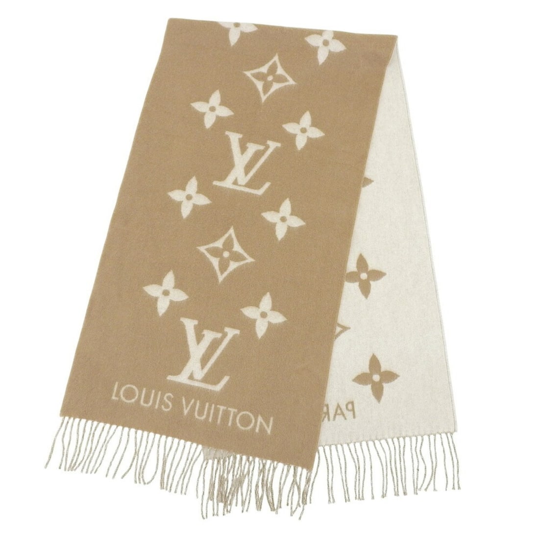 Louis Vuitton Monogram Echarpe Reykjavik M76067 Scarf/Stole, Cashmere, Large Size: --- Catalog ---Category: SizeSize (LxW): 1.85m x 45cm / 73.03'' x 17.71''Category: DesignType: StoleColor: BrownGender: Men,WomenMaterial: Cashmere Category: GeneralMPN: M76067Brand: Louis Vuitton--- 