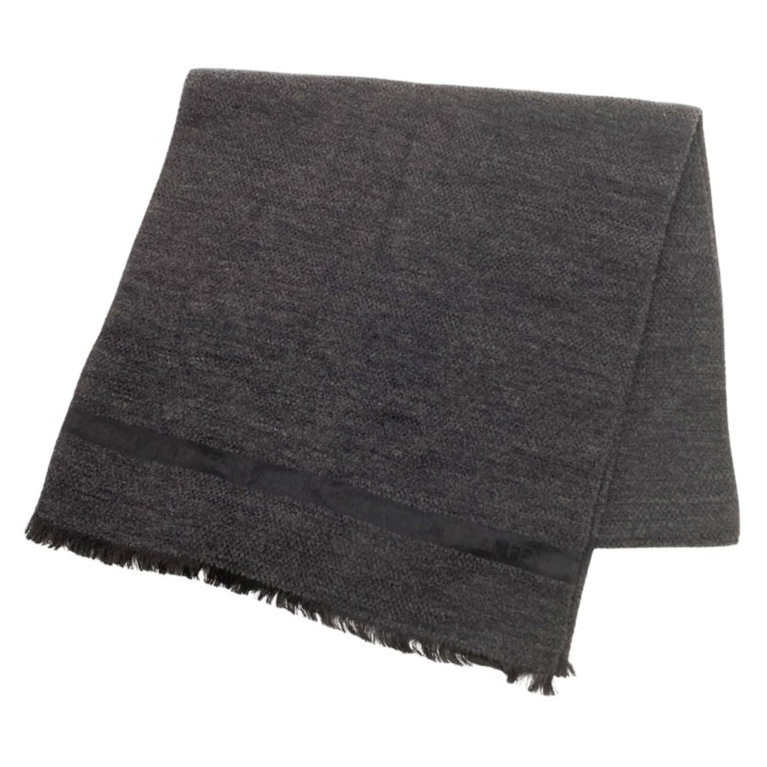 FENDI Stole/Scarf 052 343 009 Gray Silk Wool Polyamide Men's Women's: --- Catalog ---Category: SizeSize (LxW): 1.67m x 41.5cm / 65.74'' x 16.33''Category: DesignType: StoleColor: GrayGender: Men,Women,UnisexMaterial: Silk 52%, Wool 34%, Polyamide 14%Category: GeneralBra