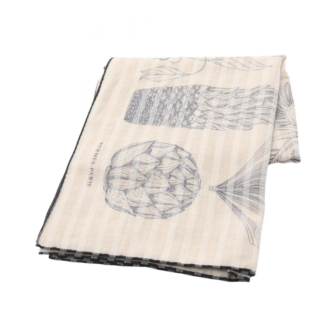 Hermes Carre Geant 140 INDEX PALMARUM Scarf/Muffler - Silk/Cashmere Women's Beige/Navy/Multicolor: --- Catalog ---Category: SizeSize (LxW): 1.36m x 1.36m / 53.54'' x 53.54''Category: DesignType: ScarfColor: Beige, Multi-color, NavyGender: WomenMaterial: Silk , Cashmere Category: GeneralBrand: Herme