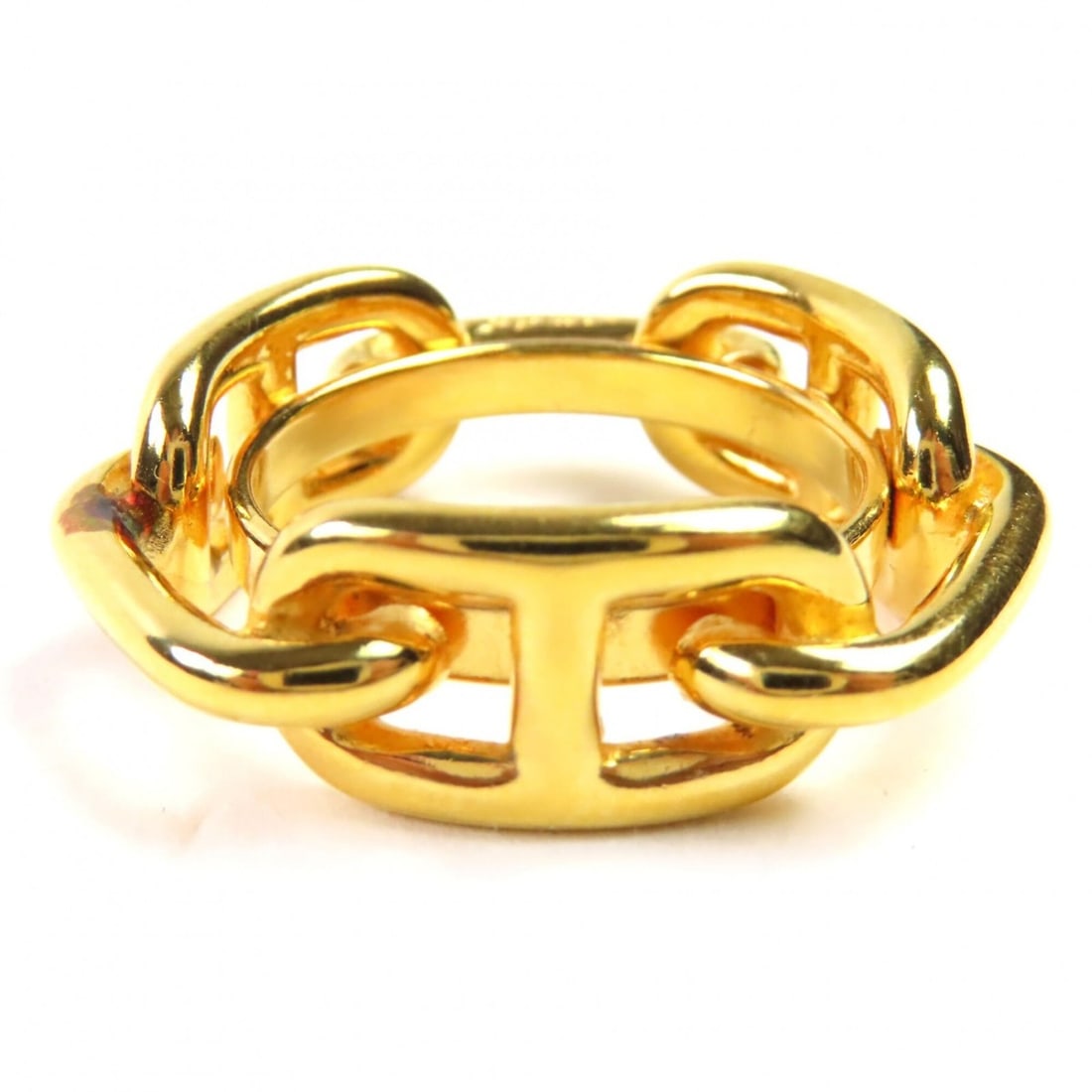 HERMES Hermes Lugate Chaine d'Ancre GP Scarf Clip/Scarf Ring Gold with Box Women's (1 of 20)