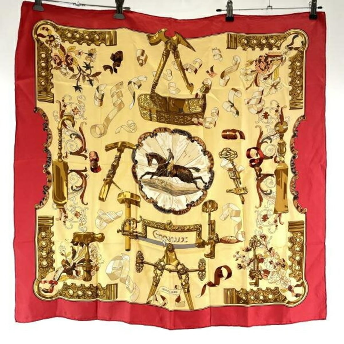 Hermes Silk Scarf, Scarf/Muffler, Carre 90, Capeaux, Yellow.: --- Catalog ---Category: SizeSize (LxW): 88cm x 88cm / 34.64'' x 34.64''Category: DesignType: ScarfColor: YellowGender: WomenCategory: GeneralBrand: Hermes--- Item List ---Section: ConditionRanking: R