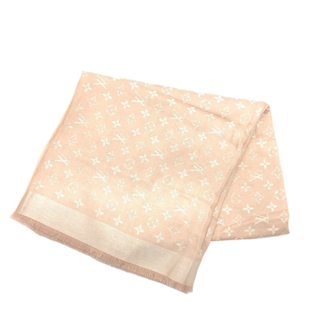 LOUIS VUITTON M72046 Monogram Shawl, Large Stole, Fashion Accessory, Scarf, Muffler, Silk, Women's,: --- Catalog ---Category: SizeSize (LxW): 1.38m x 1.4m / 54.33'' x 55.11''Category: DesignType: ShawlColor: PinkGender: WomenMaterial: Silk Category: GeneralMPN: M72046Brand: Louis Vuitton--- Item List