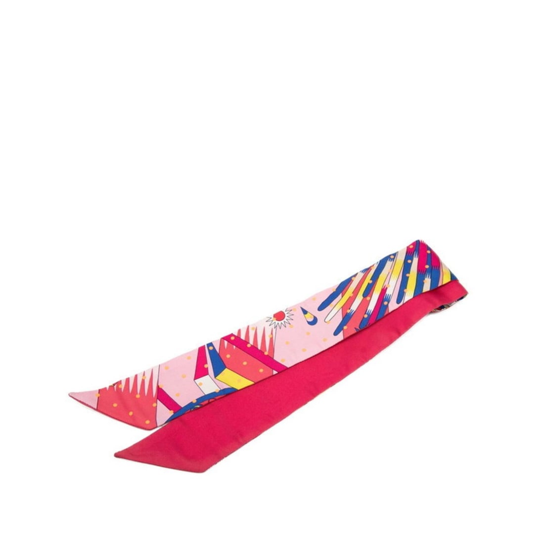 Hermes Twilly Plumetis Scarf Muffler Pink Multicolor Silk Women's HERMES: --- Catalog ---Category: SizeSize (LxW): 85cm x 5cm / 33.46'' x 1.96''Category: DesignType: ScarfColor: Multi-color, PinkGender: WomenMaterial: Silk Category: GeneralBrand: Hermes--- Item List ---Sect
