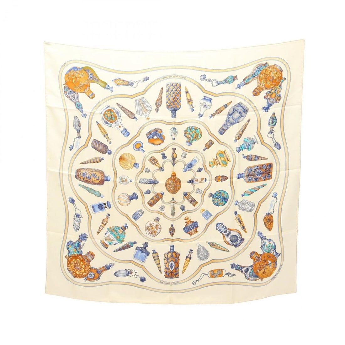 Hermes Carre 90 "Pourvu qu'on ait l'ivresse" scarf/muffler, silk, women's, beige/multicolor.: --- Catalog ---Category: SizeSize (LxW): 89cm x 89cm / 35.03'' x 35.03''Category: DesignType: ScarfColor: Beige, Multi-colorGender: WomenMaterial: Silk Category: GeneralBrand: Hermes--- Item List