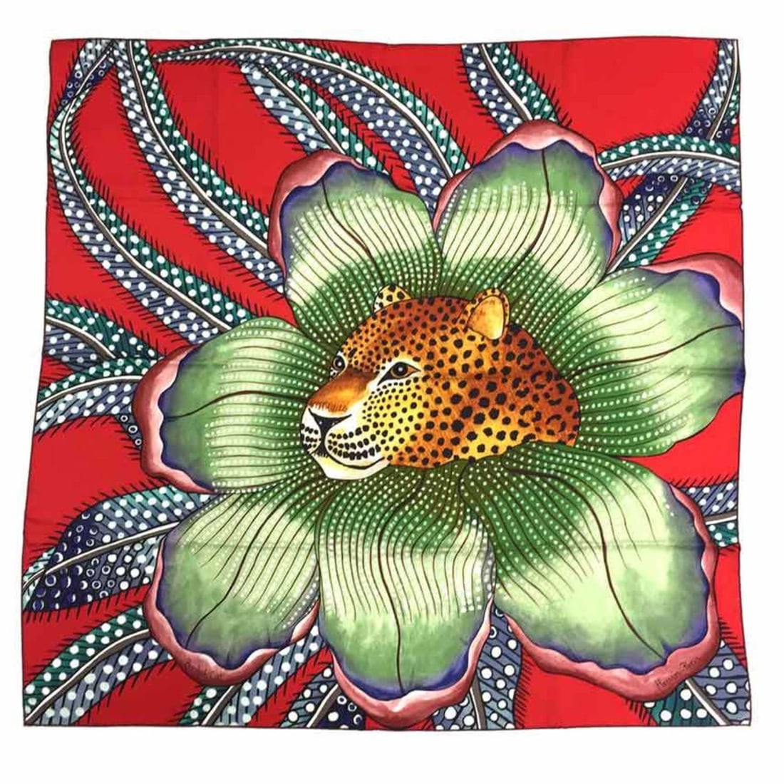 HERMES Carre 90 Scarf/Muffler, BAOBAB CAT design, 2018 collection, 100% Silk: --- Catalog ---Category: SizeSize (LxW): 90cm x 90cm / 35.43'' x 35.43''Category: DesignType: ScarfColor: Red colorGender: WomenMaterial: Silk Category: GeneralBrand: HermesCountry of Origin: France--