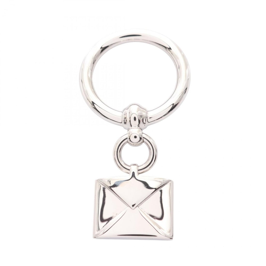 Hermes HERMES Envelope Scarf Muffler Ring Accessory Metal Women's Silver: --- Catalog ---Category: DesignType: Scarf ringColor: SilverGender: WomenMaterial: Metal Category: GeneralBrand: HermesCategory: Physical PropertiesSize (HxWxD): 2.7cm x 2.5cm / 1.06'' x 0.98''--- Ite