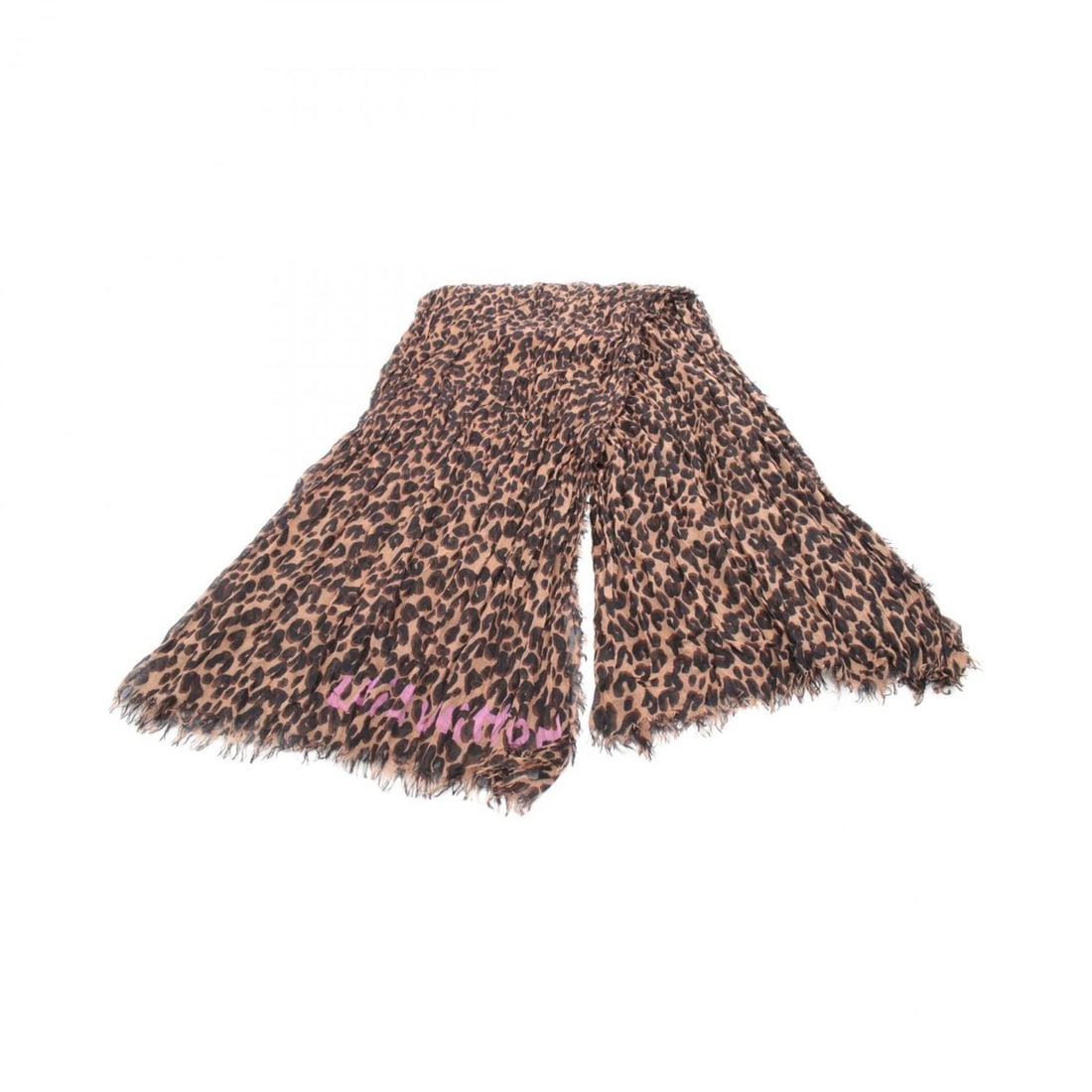Louis Vuitton Etol Leopard Print Scarf/Stole, Silk/Cashmere, Women's, Brown/Black: --- Catalog ---Category: SizeSize (LxW): 1.8m x 1.3m / 70.86'' x 51.18''Category: DesignType: ScarfColor: Black, BrownGender: WomenMaterial: Silk , Cashmere Category: GeneralBrand: Louis Vuitton--- It