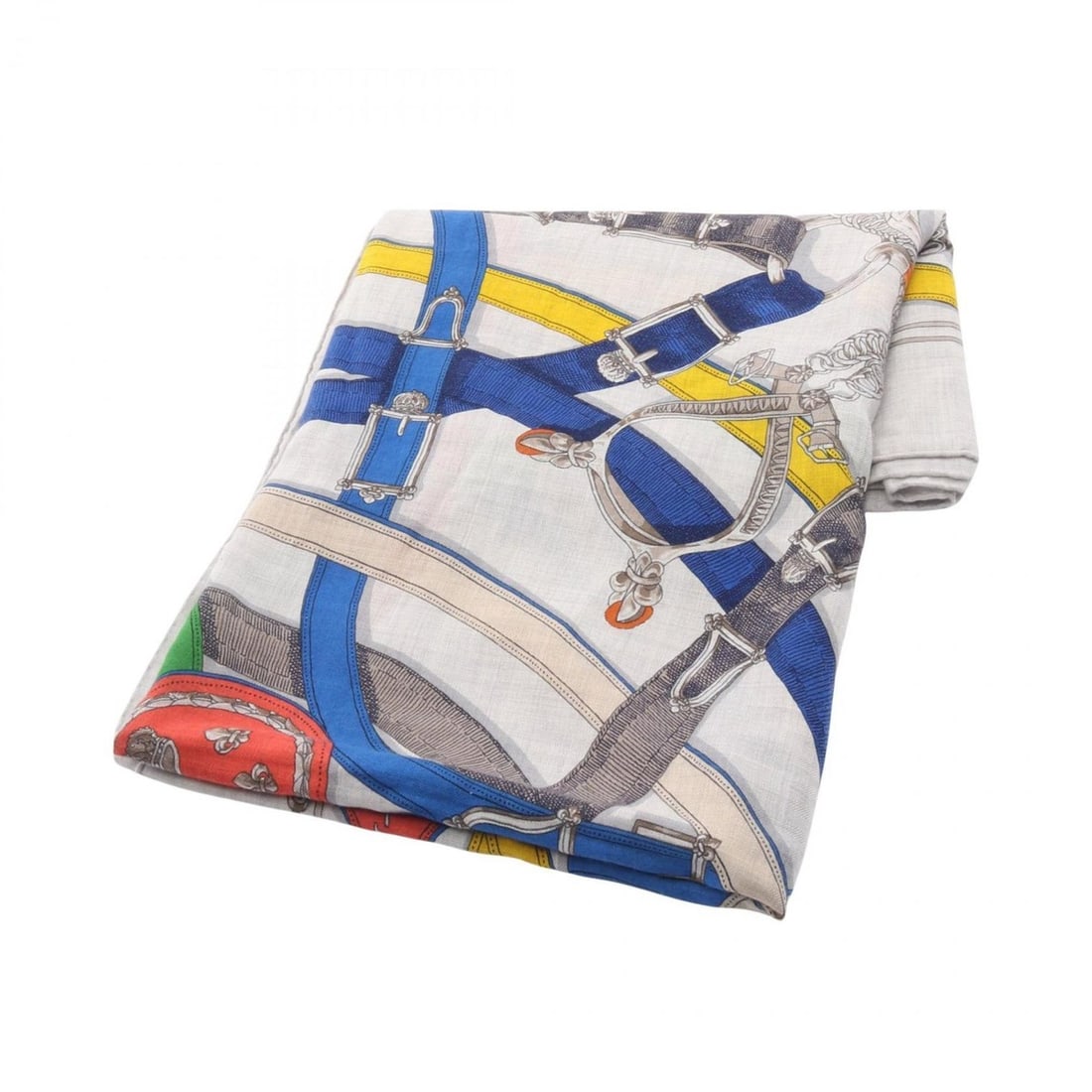 Hermes Carre Geant 140 CAVALCADOUR Scarf Muffler Clothing Silk Cashmere Women's Gray Multicolor: --- Catalog ---Category: SizeSize (LxW): 1.36m x 1.36m / 53.54'' x 53.54''Category: DesignType: ScarfColor: Gray, Multi-colorGender: WomenMaterial: Silk Category: GeneralBrand: Hermes--- Item List ---