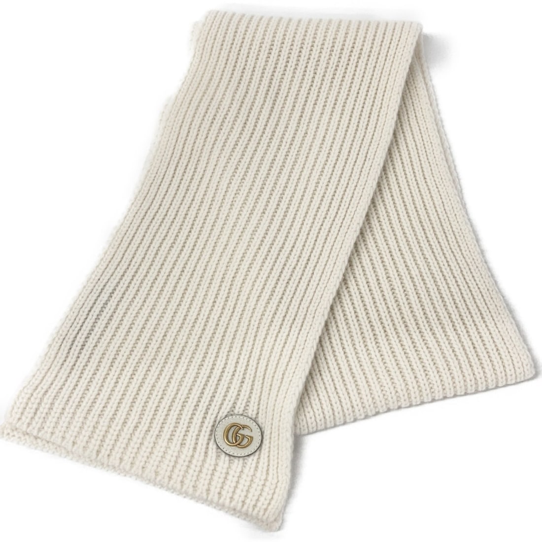 GUCCI 773426 Double G Wool Cashmere Scarf, 25 x 180cm, White, Women's: --- Catalog ---Category: SizeSize (LxW): 1.82m x 25cm / 71.65'' x 9.84''Category: DesignType: StoleColor: WhiteGender: WomenMaterial: Wool Category: GeneralBrand: Gucci--- Item List ---Section: Condit