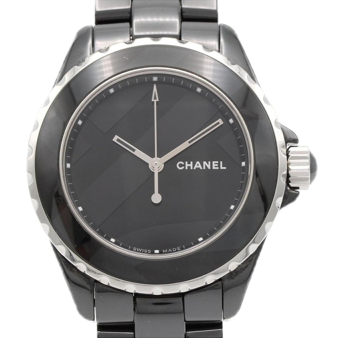 Chanel J12 Untitled 38mm Ceramic Limited H5581 Automatic Watch: --- Catalog ---Category: SizeWrist Size: 15cm / 5.9''Case Diameter: 38mm / 1.5''Category: DesignType: WristwatchGender: MenColor (Dial): BlackMaterial (Band): CeramicMaterial (Case): CeramicCategory: