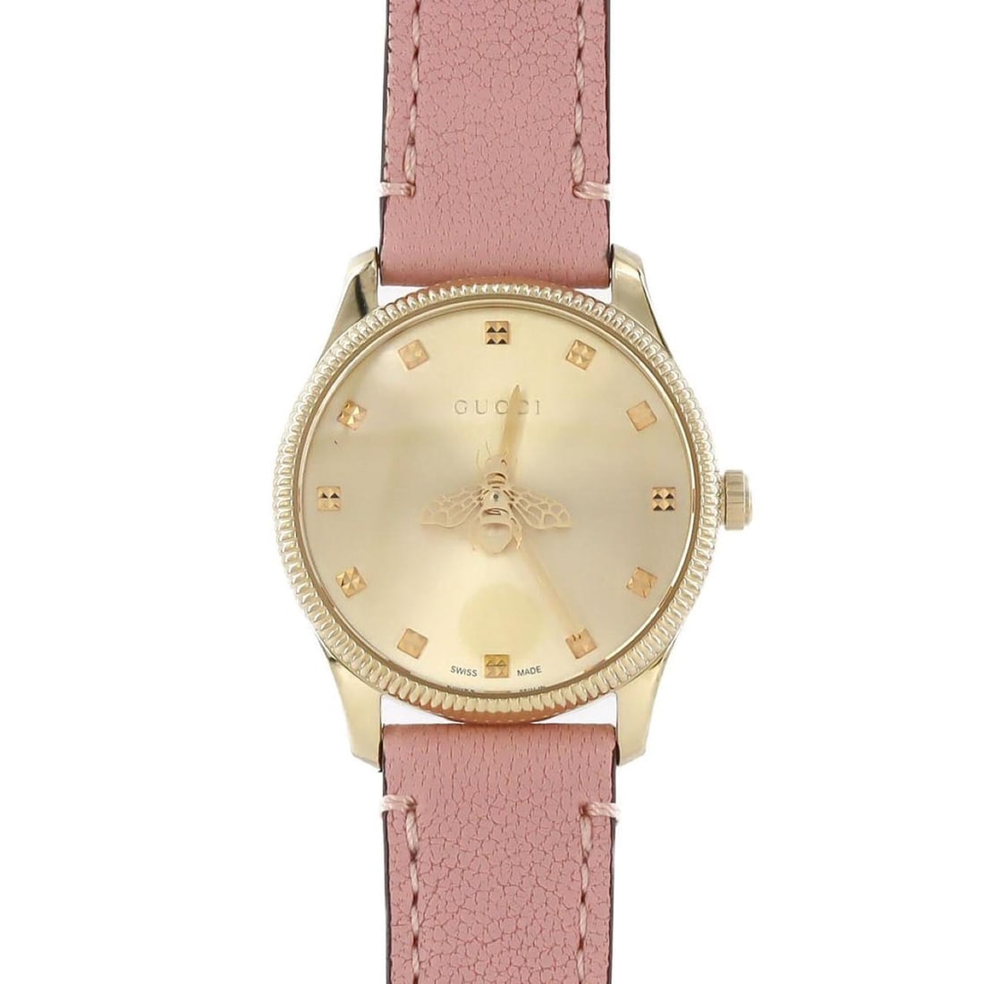 Gucci G-Timeless GP 126.5 Quartz Watch: --- Catalog ---Category: SizeCase Diameter: 29mm / 1.14''Category: DesignType: WristwatchGender: WomenColor (Dial): GoldMaterial (Case): Gold platedCategory: GeneralMPN: 126.5Brand: GucciCategory: