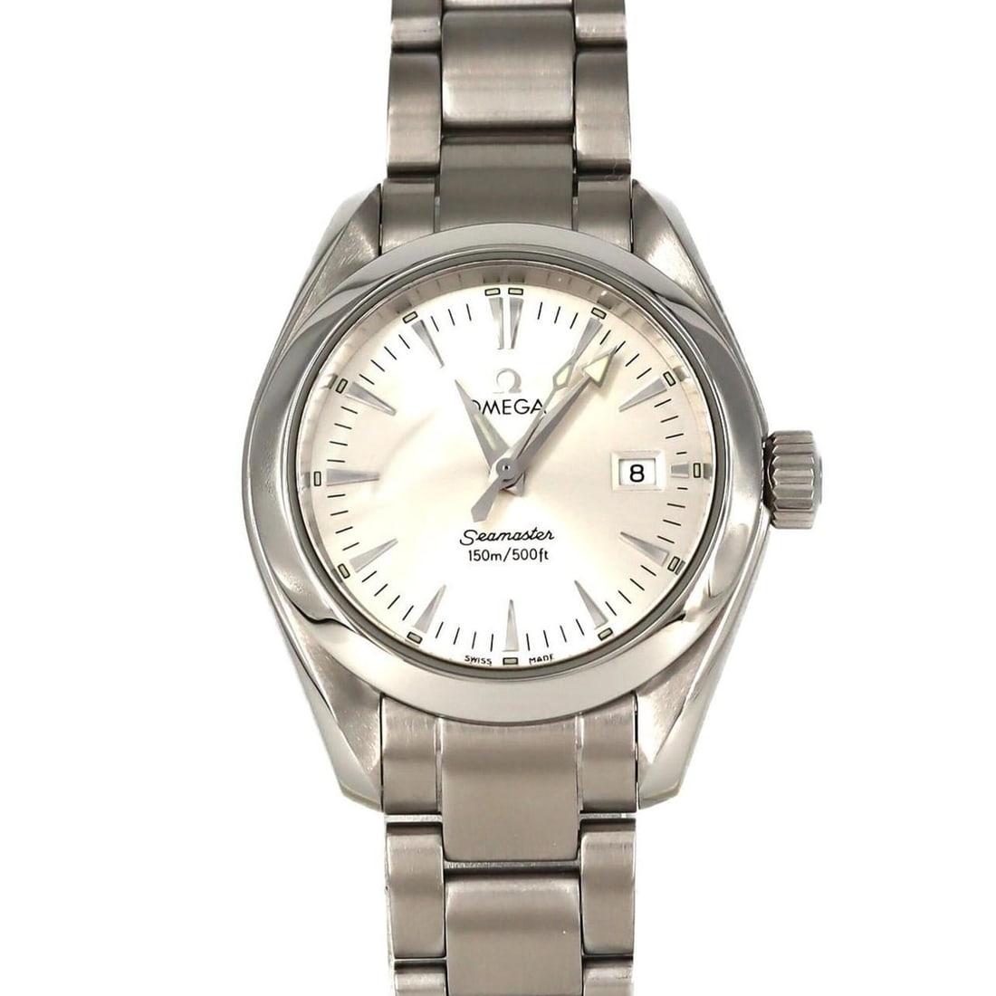Omega Seamaster Aqua Terra 2577.30 SS Quartz Watch: --- Catalog ---Category: SizeWrist Size: 17.5cm / 6.88''Case Diameter: 29mm / 1.14''Category: DesignType: WristwatchGender: WomenColor (Dial): SilverMaterial (Band): Stainless steelMaterial (Case): St