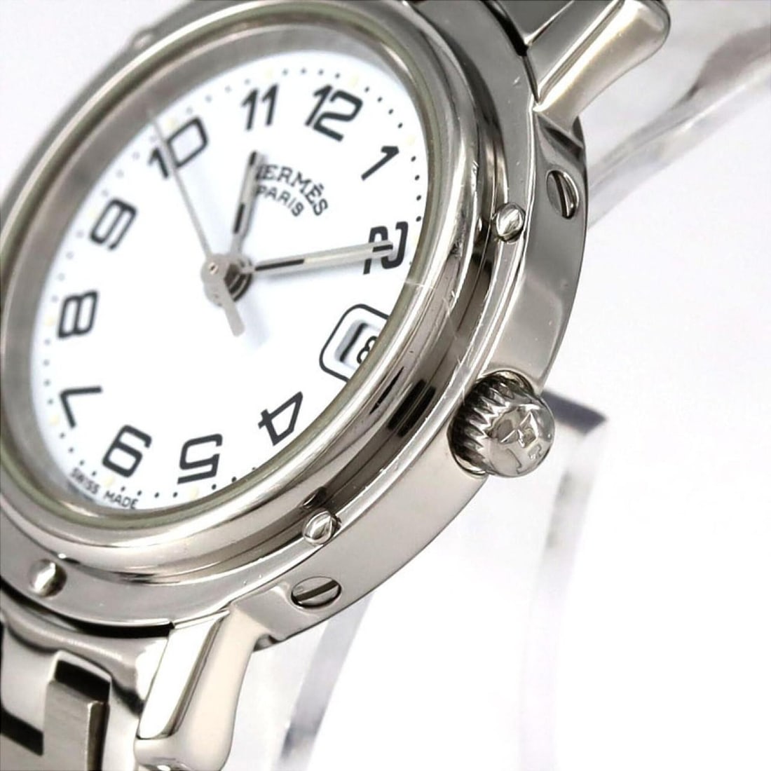 Hermes Clipper CL4.210 SS Quartz Watch - 4