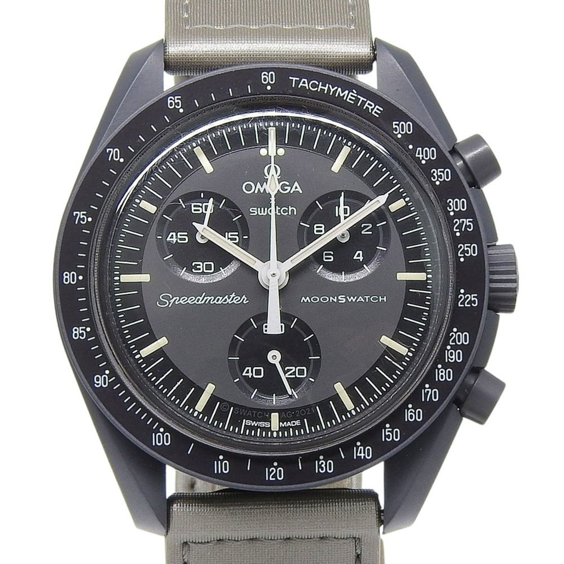 Omega x Swatch Speedmaster Mission to Mercury SO33A100 Black Dial (1 of 15)