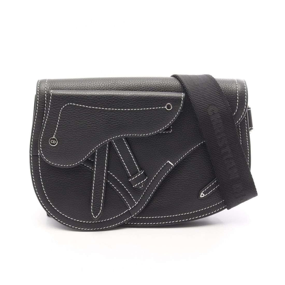 Christian Dior Dior Saddle Pouch Shoulder Bag Handbag Leather Men's Women's Black: --- Catalog ---Category: SizeSize (HxWxD): 16cm x 22cm x 3cm / 6.29'' x 8.66'' x 1.18''Strap Length: 93cm - 114cm / 36.61'' - 44.88''Category: DesignType: Handbag, Pouch, Shoulder bagColor: BlackGende