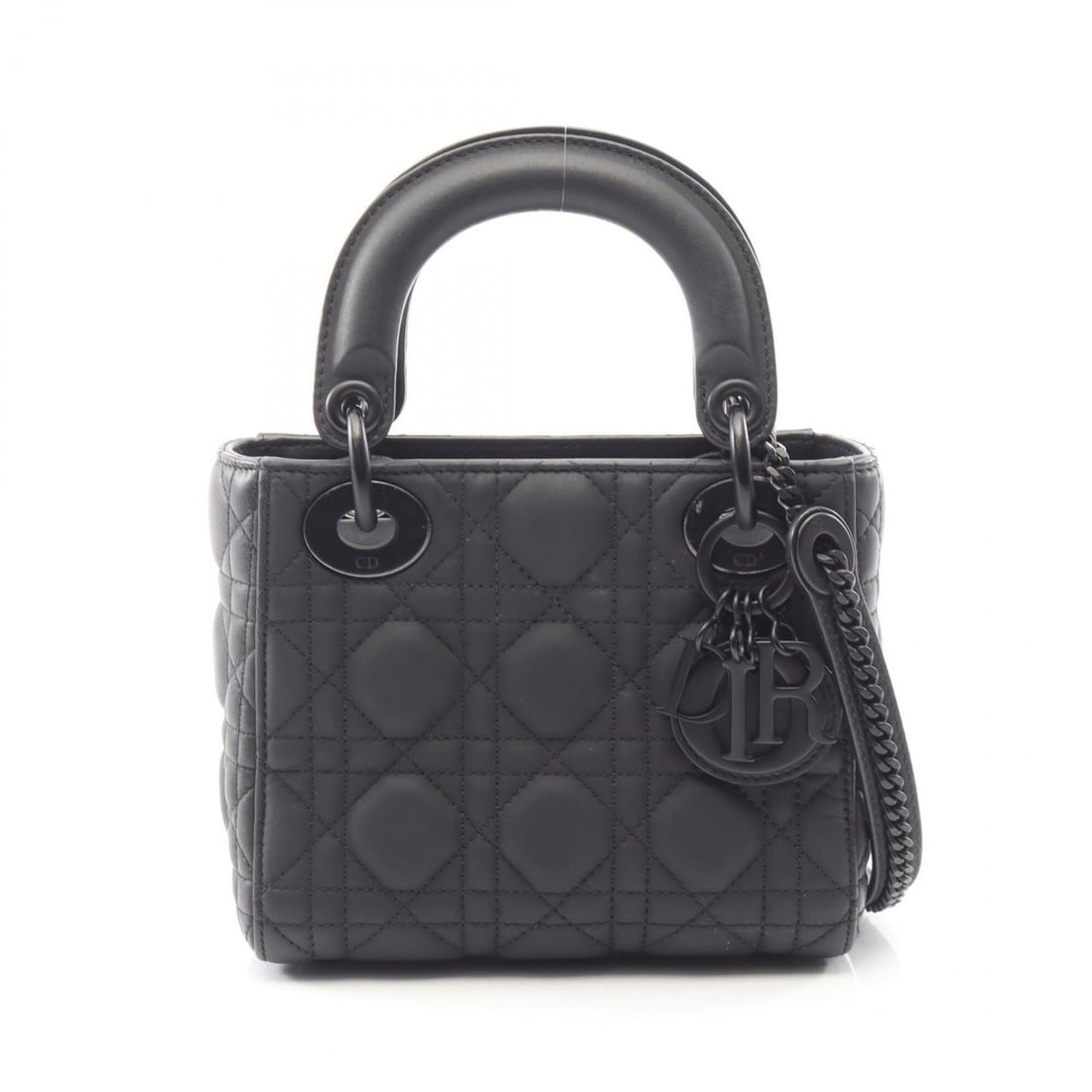 Christian Dior Dior Lady Mini Cannage 2-Way Handbag, Leather, Women's, Black (M0505): --- Catalog ---Category: SizeSize (HxWxD): 14cm x 16.5cm x 7cm / 5.51'' x 6.49'' x 2.75''Strap Length: 118cm / 46.45''Handle Length: 25cm / 9.84''Category: DesignType: HandbagColor: BlackGender: Women