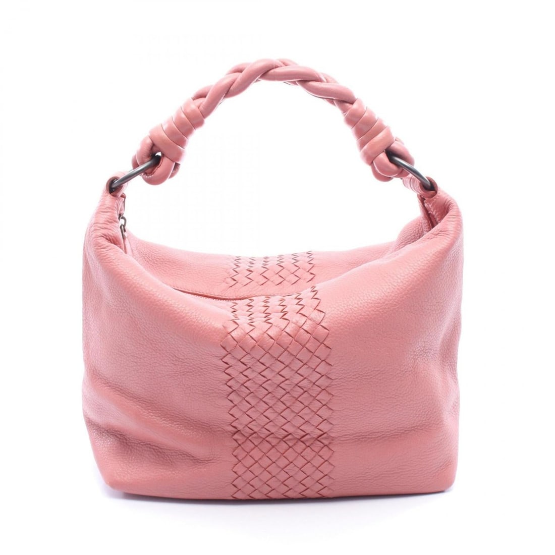 Bottega Veneta Intrecciato Shoulder Bag/Handbag, Leather, Women's, Pink, 179331 (1 of 10)