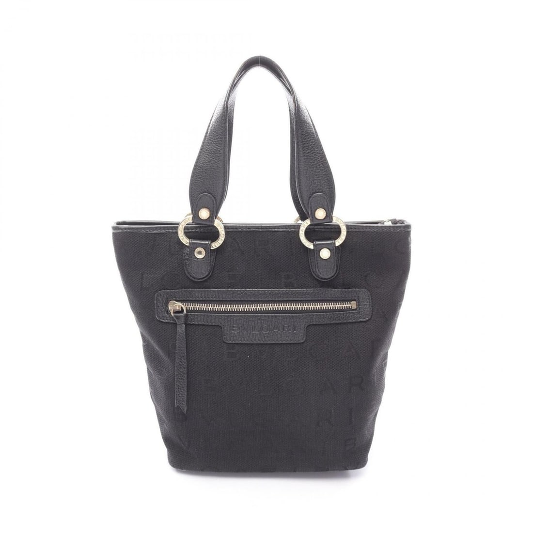 Bulgari BVLGARI Logomania Tote Bag Handbag Canvas Leather Women's Black: --- Catalog ---Category: SizeSize (HxWxD): 25cm x 20cm x 11.5cm / 9.84'' x 7.87'' x 4.52''Category: DesignType: Handbag, Tote bagColor: BlackGender: WomenMaterial: Canvas , Leather Category: GeneralBr