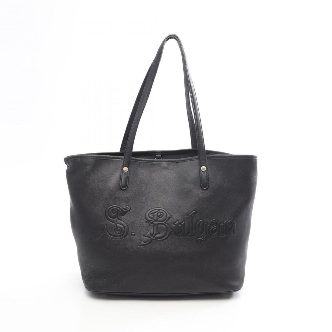 Bulgari BVLGARI COLLEZIONE Tote Bag Handbag Leather Women's Black: --- Catalog ---Category: SizeSize (HxWxD): 28cm x 32cm x 16cm / 11.02'' x 12.59'' x 6.29''Category: DesignType: Handbag, Tote bagColor: BlackGender: WomenMaterial: Leather Category: GeneralBrand: Bvlg
