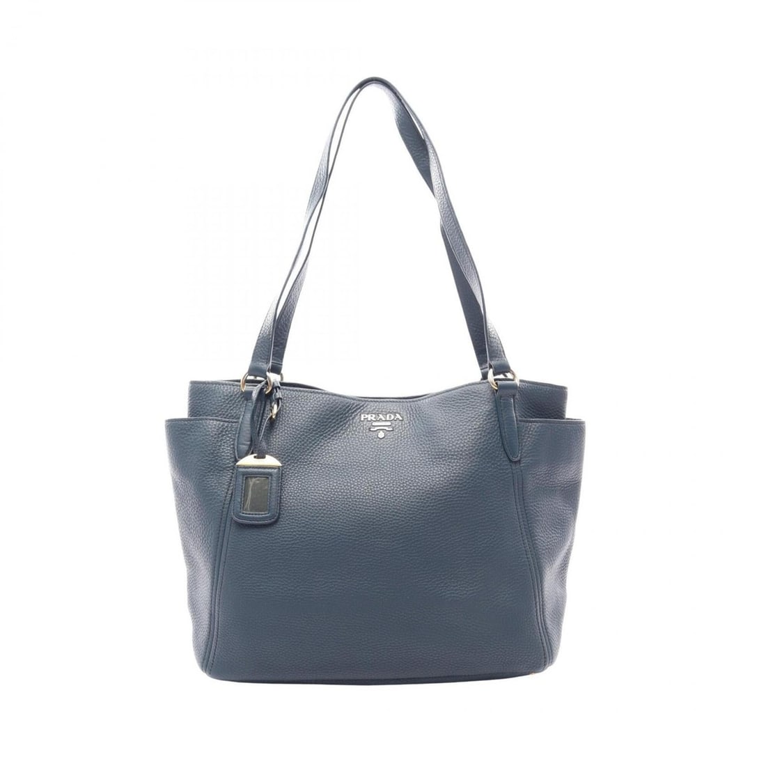 Prada VIT DAINO Tote Bag/Handbag, Leather, Women's, Blue: --- Catalog ---Category: SizeSize (HxWxD): 30cm x 34cm x 14cm / 11.81'' x 13.38'' x 5.51''Category: DesignType: Handbag, Tote bagColor: BlueGender: WomenMaterial: Leather Category: GeneralBrand: Prada