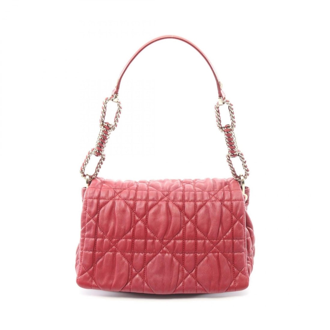 Christian Dior Dior Cannage Shoulder Bag/Handbag, Leather, Women's, Bordeaux: --- Catalog ---Category: SizeSize (HxWxD): 18cm x 25cm x 12cm / 7.08'' x 9.84'' x 4.72''Strap Length: 61cm / 24.01''Category: DesignType: Handbag, Shoulder bagColor: BordeauxGender: WomenMaterial: Lea