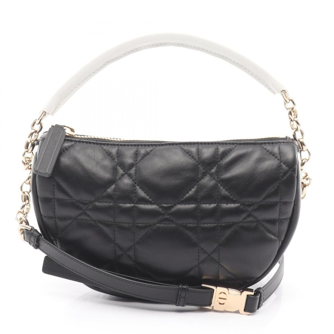 Christian Dior Dior VIBE Hobo Cannage 2-Way Shoulder Bag/Handbag, Leather, Women's, Black: --- Catalog ---Category: SizeSize (HxWxD): 14cm x 21cm x 6cm / 5.51'' x 8.26'' x 2.36''Strap Length: 85cm / 33.46''Handle Length: 40cm / 15.74''Category: DesignType: Handbag, Shoulder bagColor: BlackG