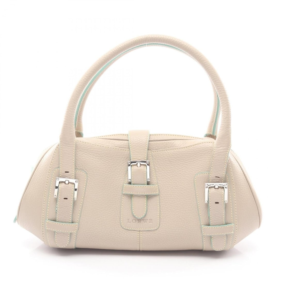 Loewe Senda Handbag, Leather, Women's, Beige: --- Catalog ---Category: SizeSize (HxWxD): 14cm x 34cm x 10cm / 5.51'' x 13.38'' x 3.93''Category: DesignType: HandbagColor: BeigeGender: WomenMaterial: Leather Category: GeneralBrand: Loewe--- Item L