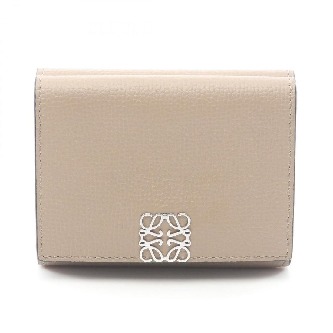 Loewe Anagram Trifold Wallet, Tri-fold Leather, Women's, Beige, C821TR2X02: --- Catalog ---Category: SizeSize (HxWxD): 8cm x 10cm x 2.5cm / 3.14'' x 3.93'' x 0.98''Category: DesignType: Wallet (tri-fold)Color: BeigeGender: WomenMaterial: Leather Category: GeneralMPN: C821TR2X
