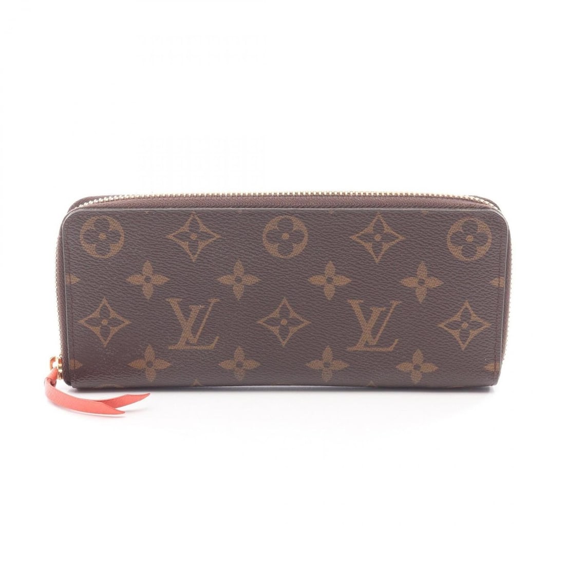 Louis Vuitton Portefeuille Clemence Monogram Poppy Petal Round Long Wallet, Leather, Women's,: --- Catalog ---Category: SizeSize (HxWxD): 8.5cm x 19.5cm x 2cm / 3.34'' x 7.67'' x 0.78''Category: DesignType: Long wallet (bi-fold)Color: Brown, Red colorGender: WomenMaterial: Monogram Category:
