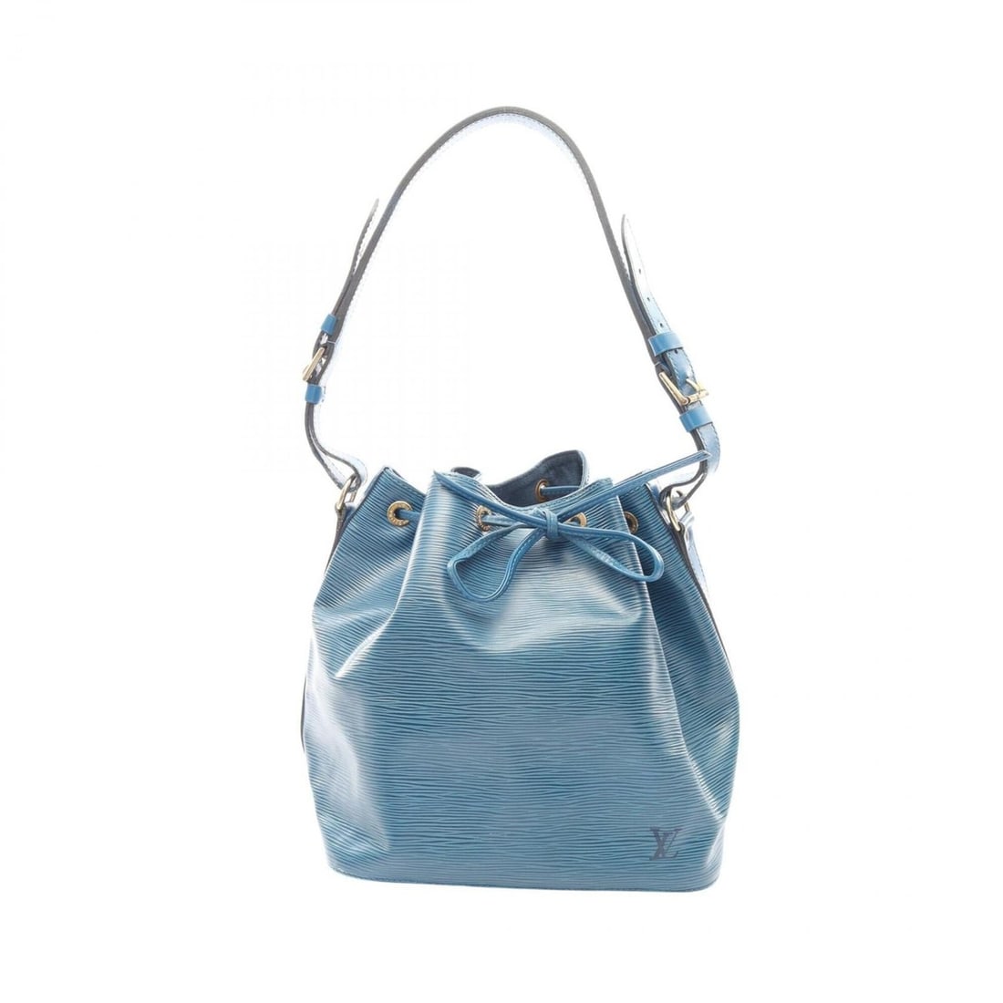 Louis Vuitton Petit Noé Epi Toledo Blue Shoulder Bag Handbag Leather Women's M44105 (1 of 10)