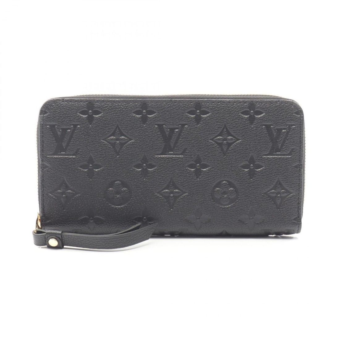 Louis Vuitton Zippy Wallet Monogram Empreinte Noir Round Long Leather Women's Black M61864 (1 of 15)