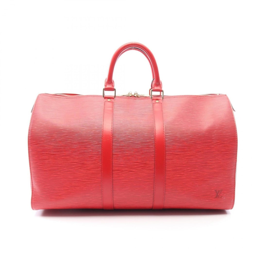 Louis Vuitton Keepall 45 Epi Castilian Red Boston Bag Handbag Leather Men's Women's M42967: --- Catalog ---Category: SizeSize (HxWxD): 28cm x 47cm x 20cm / 11.02'' x 18.5'' x 7.87''Category: DesignType: Boston bag, HandbagColor: Red colorGender: Men,WomenMaterial: Leather Category: GeneralMP