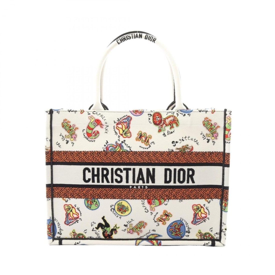 Christian Dior Dior Book Tote Medium Niki de Saint Phalle Bag Handbag Canvas Women's White: --- Catalog ---Category: SizeSize (HxWxD): 27cm x 36cm x 14cm / 10.62'' x 14.17'' x 5.51''Category: DesignType: Handbag, Tote bagColor: Multi-color, WhiteGender: WomenMaterial: Canvas Category: Genera