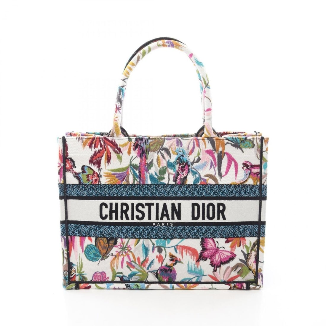 Christian Dior Dior BOOK TOTE Medium Tote Bag Handbag Canvas Women's White Multicolor: --- Catalog ---Category: SizeSize (HxWxD): 27cm x 36cm x 14cm / 10.62'' x 14.17'' x 5.51''Category: DesignType: Handbag, Tote bagColor: Multi-color, WhiteGender: WomenMaterial: Canvas Category: Genera