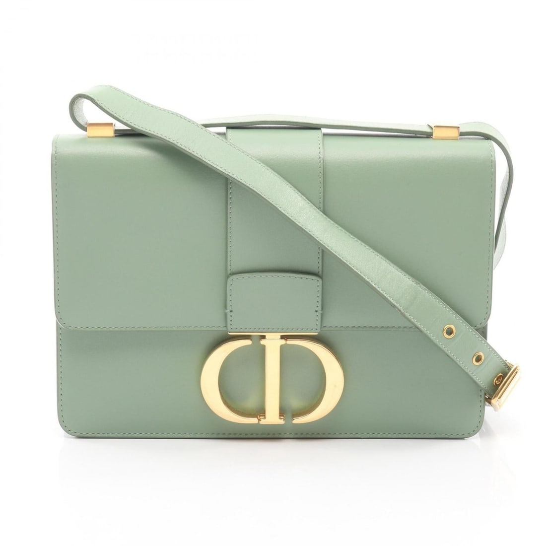 Christian Dior Dior 30 Montaigne Shoulder Bag/Handbag, Leather, Women's, Green: --- Catalog ---Category: SizeSize (HxWxD): 18cm x 24cm x 7cm / 7.08'' x 9.44'' x 2.75''Category: DesignType: Handbag, Shoulder bagColor: GreenGender: WomenMaterial: Leather Category: GeneralLine: Gree