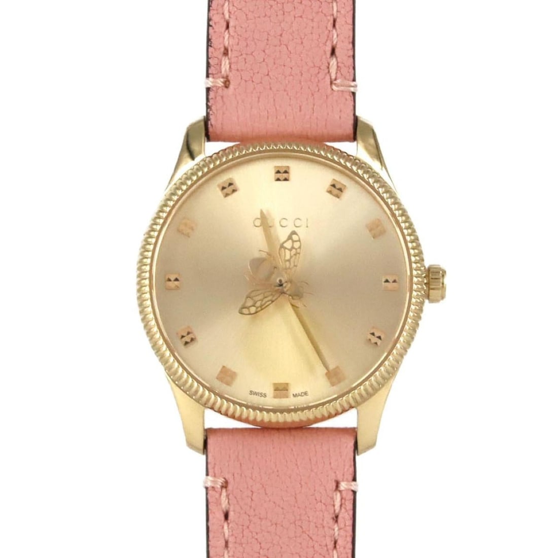 Gucci G-Timeless GP 126.5 Quartz Watch: --- Catalog ---Category: SizeCase Diameter: 29mm / 1.14''Category: DesignType: WristwatchGender: WomenColor (Dial): GoldMaterial (Case): Gold platedCategory: GeneralMPN: 126.5Brand: GucciCategory: Mov