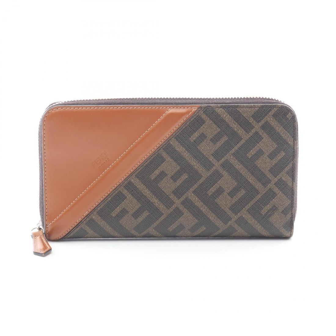 Fendi Zucca Round Long Wallet, Leather, Men's/Women's, Brown, 7M0210: --- Catalog ---Category: SizeSize (HxWxD): 10cm x 18.5cm x 2cm / 3.93'' x 7.28'' x 0.78''Category: DesignType: Long wallet (bi-fold)Color: BrownGender: Men,WomenMaterial: Leather , PVC Category: Gener