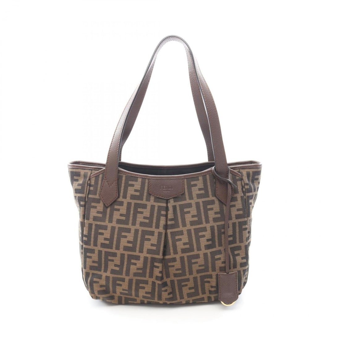 Fendi Zucca Tote Bag Handbag Canvas Leather Women's Brown 8BH268: --- Catalog ---Category: SizeSize (HxWxD): 23cm x 28cm x 12cm / 9.05'' x 11.02'' x 4.72''Category: DesignType: Handbag, Tote bagColor: BrownGender: WomenMaterial: Canvas , Leather Category: GeneralMPN