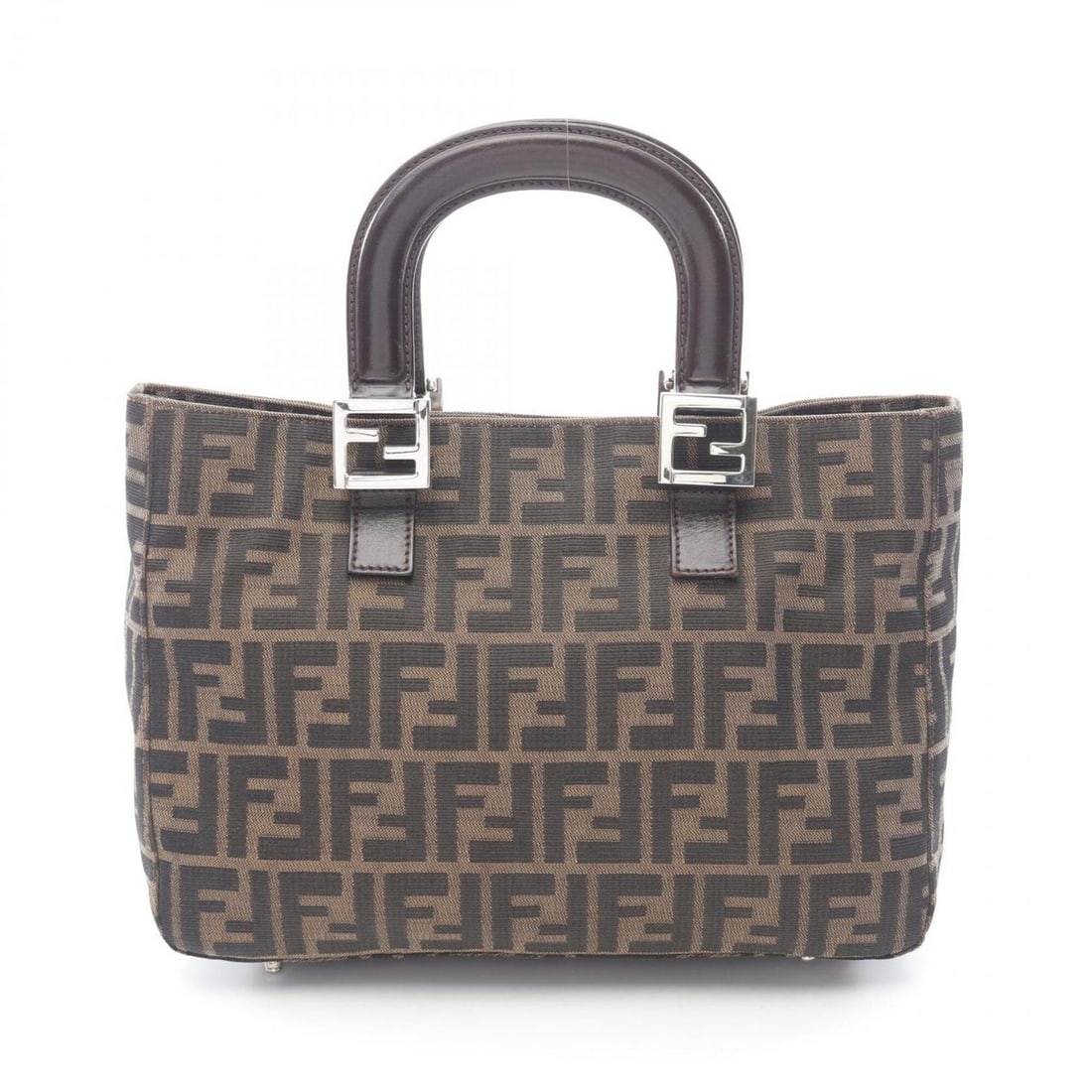 Fendi Zucca Tote Bag Handbag, Canvas and Leather, Women's, Brown: --- Catalog ---Category: SizeSize (HxWxD): 22cm x 29cm x 11cm / 8.66'' x 11.41'' x 4.33''Category: DesignType: Handbag, Tote bagColor: BrownGender: WomenMaterial: Canvas , Leather Category: GeneralBra